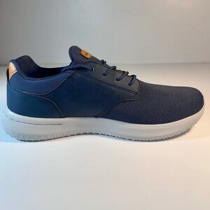 Skechers Delson Mens Blue Mesh Sneakers Lightweight Comfort Walking Shoes 12 NWT